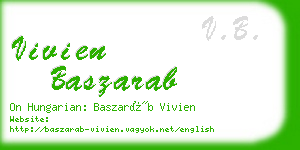 vivien baszarab business card